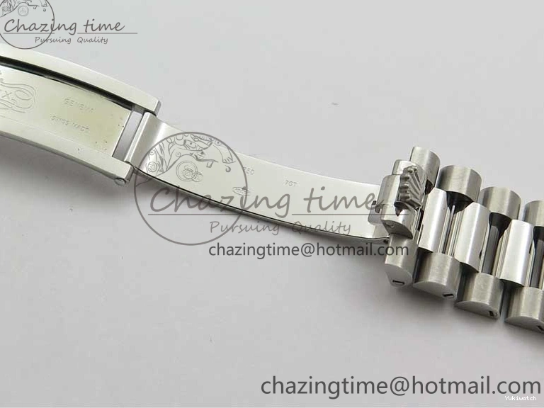 Markers 40mm SS Bracelet Green 228239 SS Stick 904 Version Dial Day-Date Dial A2836 on President New BP 0714